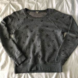 J. Crew jeweled sweatshirt